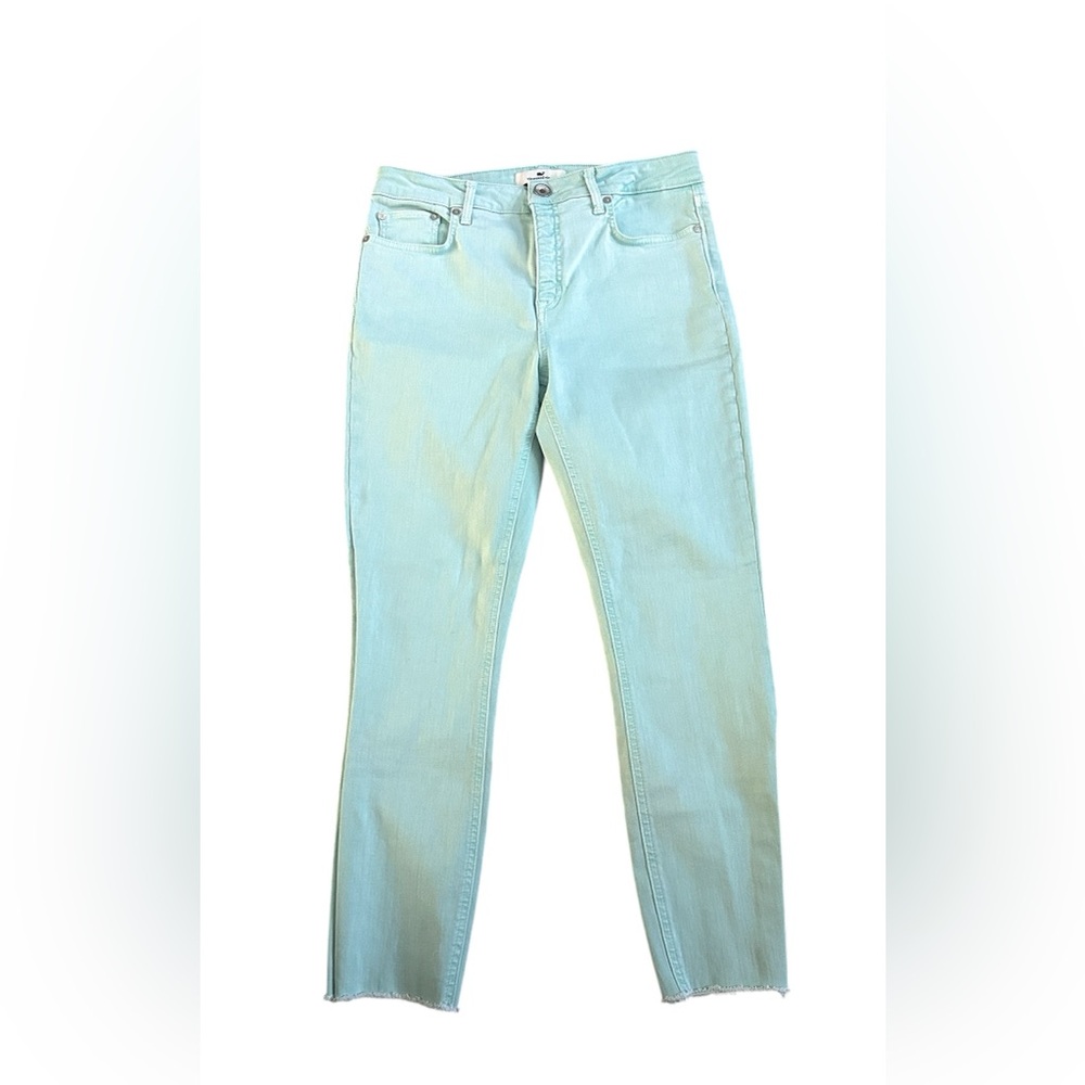 Vineyard Vines Stretch Raw‎ Hem High Rise Skinny Ankle Jeans Womens 29 - Picture 2 of 5